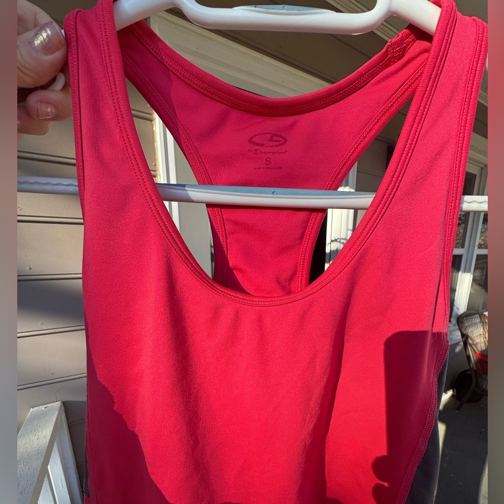 C9 by Champion Women's Hot Pink Workout Tank Top size Small - Picture 6 of 7